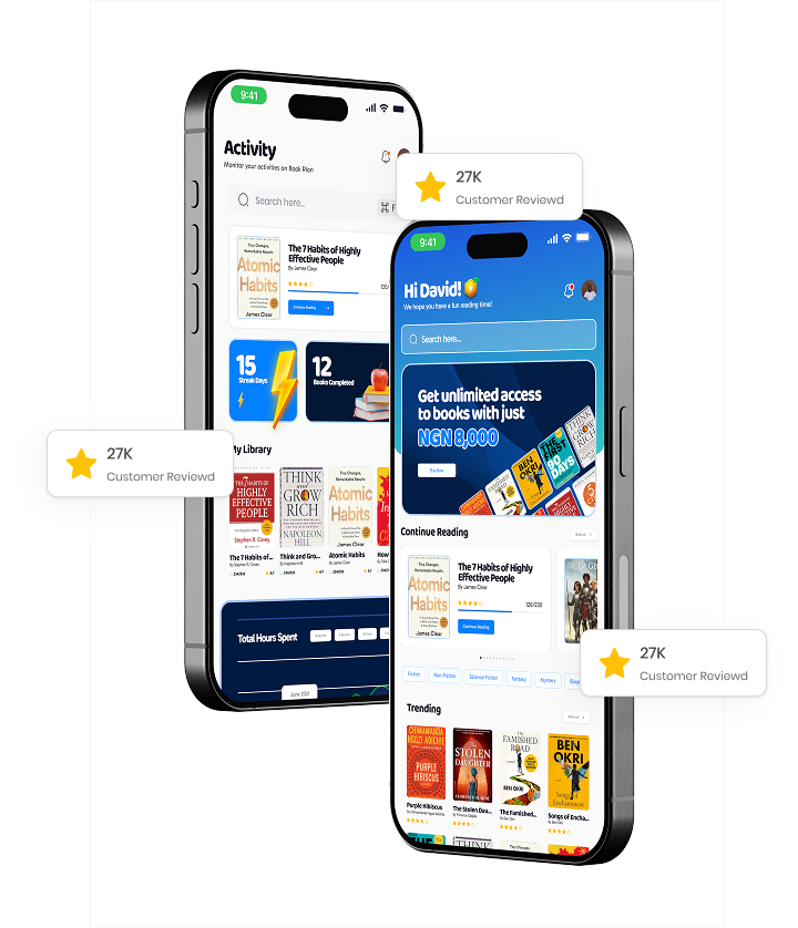 BookRion mobile app interface