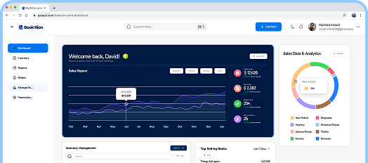 Rion Studio dashboard